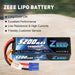 Zeee 3S Lipo Battery 5200mAh 11.1V 80C with EC5 Connector Hardcase Battery