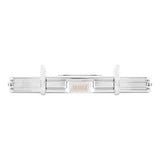 INJORA CNC Aluminum Front Rear Bumper with Dual Exhaust for 1/18 TRX4M High Trail F150 Front & Rear