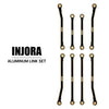 Injora Black Brass High Clearance Chassis Links for Redcat Ascent-18