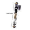 INJORA 43mm Alum. Threaded Double Barrel Shocks with Fake Reservoir for Axial SCX24 Grey (4 Pcs.)
