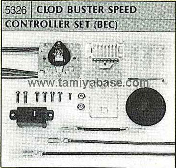 Tamiya Clodbuster Speed Controller Set (BEC)