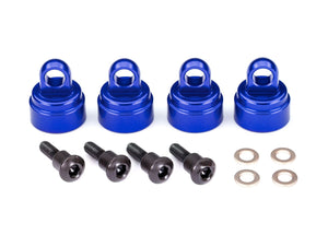 Traxxas Shock Caps Ultra Alum Blue (4)