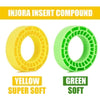 INJORA Silicone Rubber Inserts for 1.3" 64*24mm Tires (1365) Green (Soft)