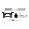 INJORA CNC Aluminum Front Rear Bumper with Dual Exhaust for 1/18 TRX4M High Trail F150 Front & Rear
