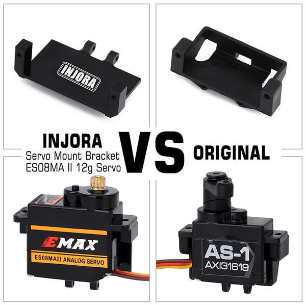INJORA RC Servo Nuérique Eax ES08AII 12g Crawler Servo avec Servo INJORA RC Servo Nuérique Eax ES08AII 12g Crawler Servo avec Servo