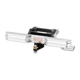 INJORA CNC Aluminum Front Rear Bumper with Dual Exhaust for 1/18 TRX4M High Trail F150 Front & Rear