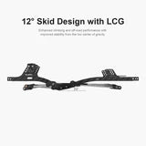 INJORA Carbon Fiber LCG Chassis Kit for 1/24 SCX24, 155mm Wheelbase, 12° Skid Angle
