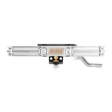 INJORA CNC Aluminum Front Rear Bumper with Dual Exhaust for 1/18 TRX4M High Trail F150 Front & Rear