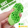 Injora  1.3" 70*26mm Cling On Tires & Inserts Combo (4) - Green (Soft)