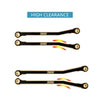 Injora Black Brass High Clearance Chassis Links for Redcat Ascent-18