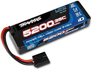 Traxxas 5200 mAh 7.4 Volt 2-Cell Hard Case LiPo Battery