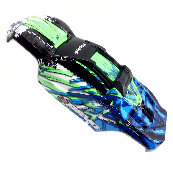 Traxxas e-revo vxl body, green