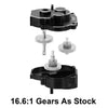 INJORA CNC Aluminum Complete Transmission for 1/18 TRX4M (4M-55) Black w/ 40.3:1 Gears (Underdrive 59%)
