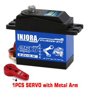 INJORA INJS025 25KG Large Torque Waterproof Metal Gear Digital Servo for RC Model