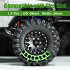 INJORA Silicone Rubber Inserts for 1.3" 64*24mm Tires (1365) Green (Soft)