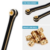 Injora Black Brass High Clearance Chassis Links for Redcat Ascent-18