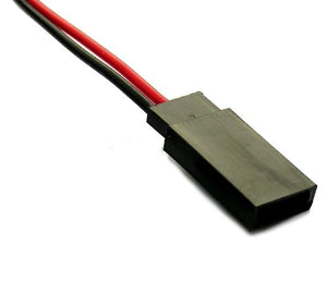 EMS Futaba H/D 2-Wire Female Pigtail 22 AWG