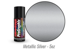 Traxxas Body Paint, Metallic Silver 5oz