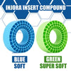 Injora Silicone Rubber Inserts for 2.2" (132-134mm 5.25" OD) Tires (2202) Blue (Soft)