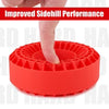 INJORA 4pcs Silicone Rubber Inserts for 118-122mm(4.75" OD) 1.9" Tires (Red) Hard