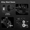 INJORA +5mm Diamond Portal Axles for 1/18 TRX4M Black Front & Rear