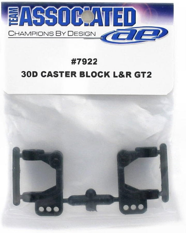 Team Associated Caster Block Left & Right for GT2/30-Degrees