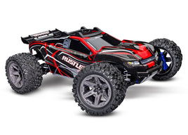 TRX67164-4-RED Rustler 4X4 BL-2s: 1/10 Scale 4WD Stadium Truck