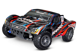 TRX68154-4-RED Slash 4X4 BL-2s: 1/10 Scale 4WD Short Course Truck