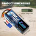 Zeee 3S Lipo Battery 5200mAh 11.1V 80C with EC5 Connector Hardcase Battery