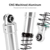 INJORA LS 55mm Aluminum Oil Shocks for 1/18 TRX4M (Silver)