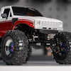 INJORA +5mm Diamond Portal Axles for 1/18 TRX4M Black Front & Rear w/ Brass Steering Knuckles