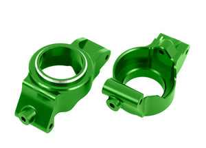 Traxxas X-Series Green Aluminum Caster Blocks (L&R)
