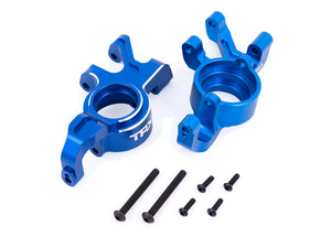 Traxxas STEERING BLOCKS ALUM BLUE