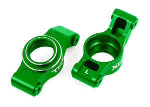 Traxxas X-Series Green Aluminum Rear Stub Axle Carriers (L&R)