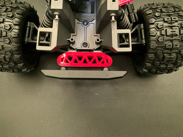 Just Bash It RC Mini Maxx 3D Printed Bumper Supports (Red)