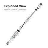 INJORA LS 55mm Aluminum Oil Shocks for 1/18 TRX4M (Silver)