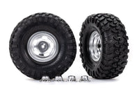 Traxxas t&w 2.2" satin chrm whl canyon trl (2)