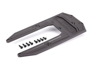 Traxxas skidplate graph gray sledge