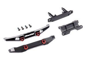Traxxas bumper, front (1), rear (1), d-rings, bumper mounts (front & rear)