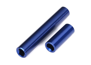 Traxxas Driveshafts, center, female, 6061-T6 Alum. (Blue) F/R (For use with #9751 metal center driveshafts)