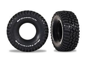Traxxas Tires, BFGoodrich Mud Terrain T/A KM3 2.4x1.0 (2)