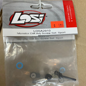 Losi Monster Diff Adjustment Screw Set