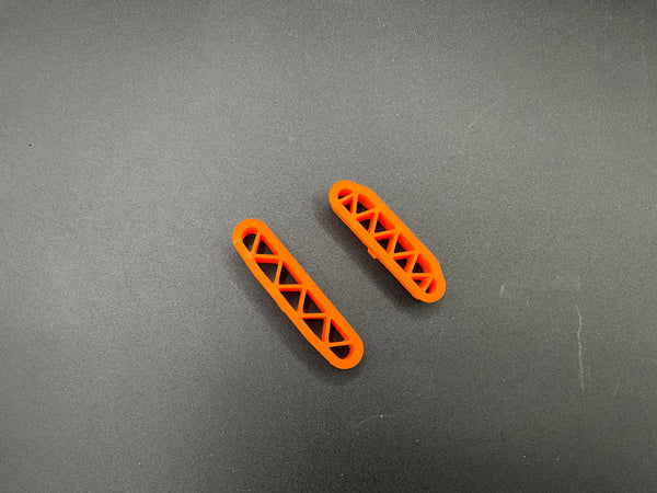 Just Bash It RC Mini Maxx 3D Printed Bumper Supports (Orange)