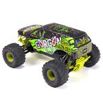 Arrma 1/10 GORGON 4X2 MEGA 550 Brushed Monster Truck RTR with Battery & Charger, Yellow