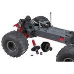 ARA3230ST2 1/10 GORGON 4X2 MEGA 550 Brushed Monster Truck RTR with Battery & Charger, Red