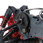ARA3230ST2 1/10 GORGON 4X2 MEGA 550 Brushed Monster Truck RTR with Battery & Charger, Red