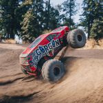 ARA3230ST2 1/10 GORGON 4X2 MEGA 550 Brushed Monster Truck RTR with Battery & Charger, Red