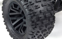 Arrma 1/10 4x4 Mega 550 Brushed Monster Truck RTR, Red
