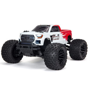 Arrma 1/10 4x4 Mega 550 Brushed Monster Truck RTR, Red
