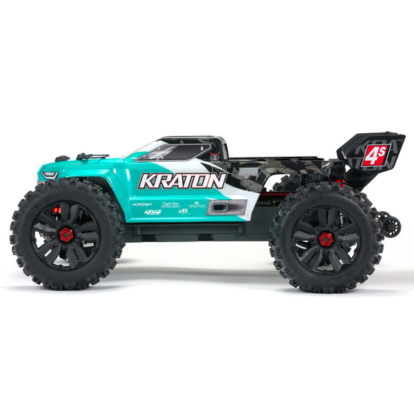Arrma 1/10 KRATON 4X4 4S V2 BLX Speed Monster Truck RTR, Teal